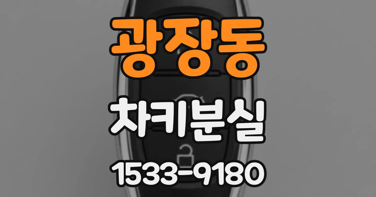 광장동 차키분실