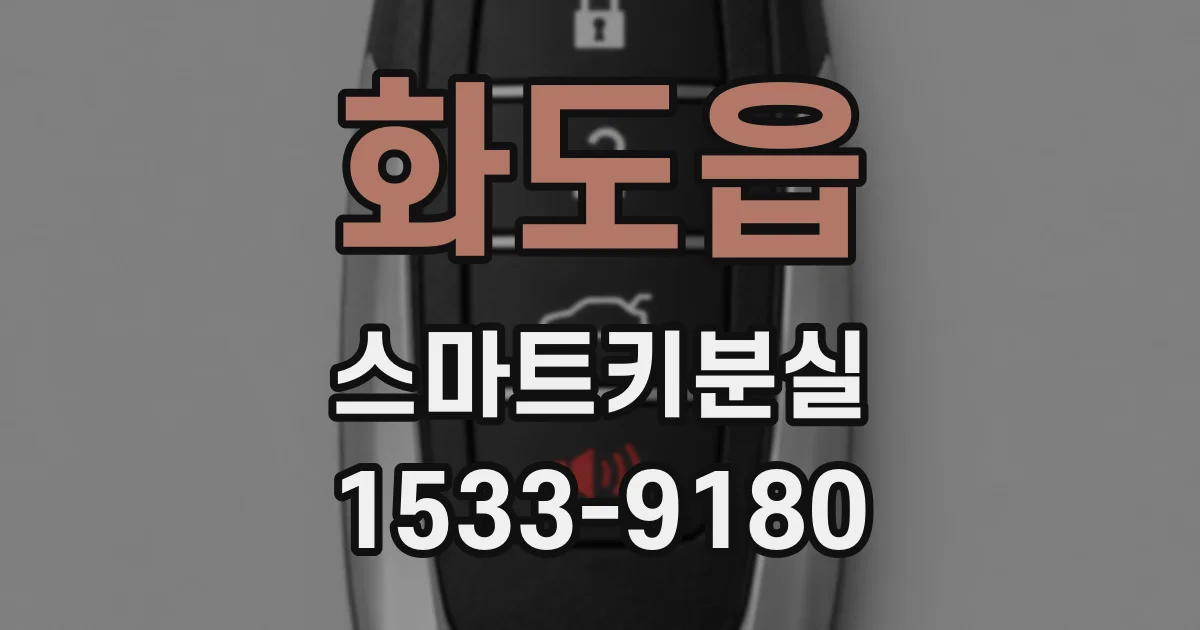 화도읍 스마트키분실