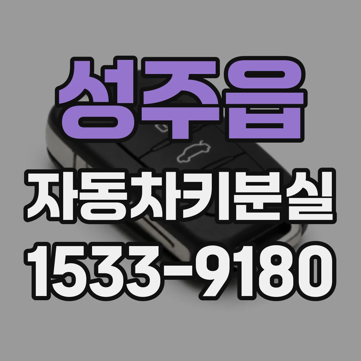성주읍 자동차키분실