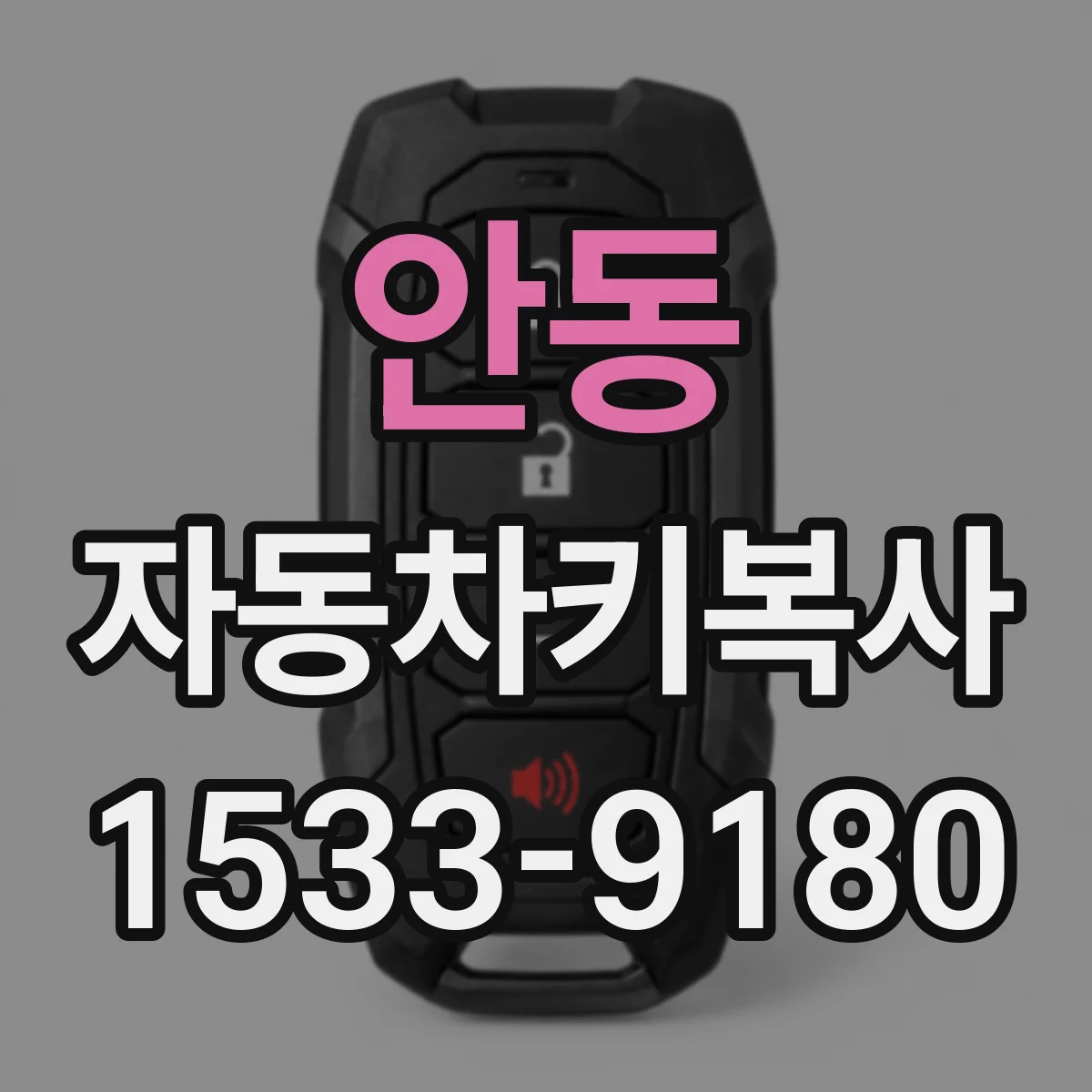 안동 자동차키복사