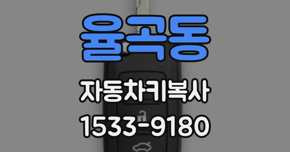 율곡동 자동차키복사