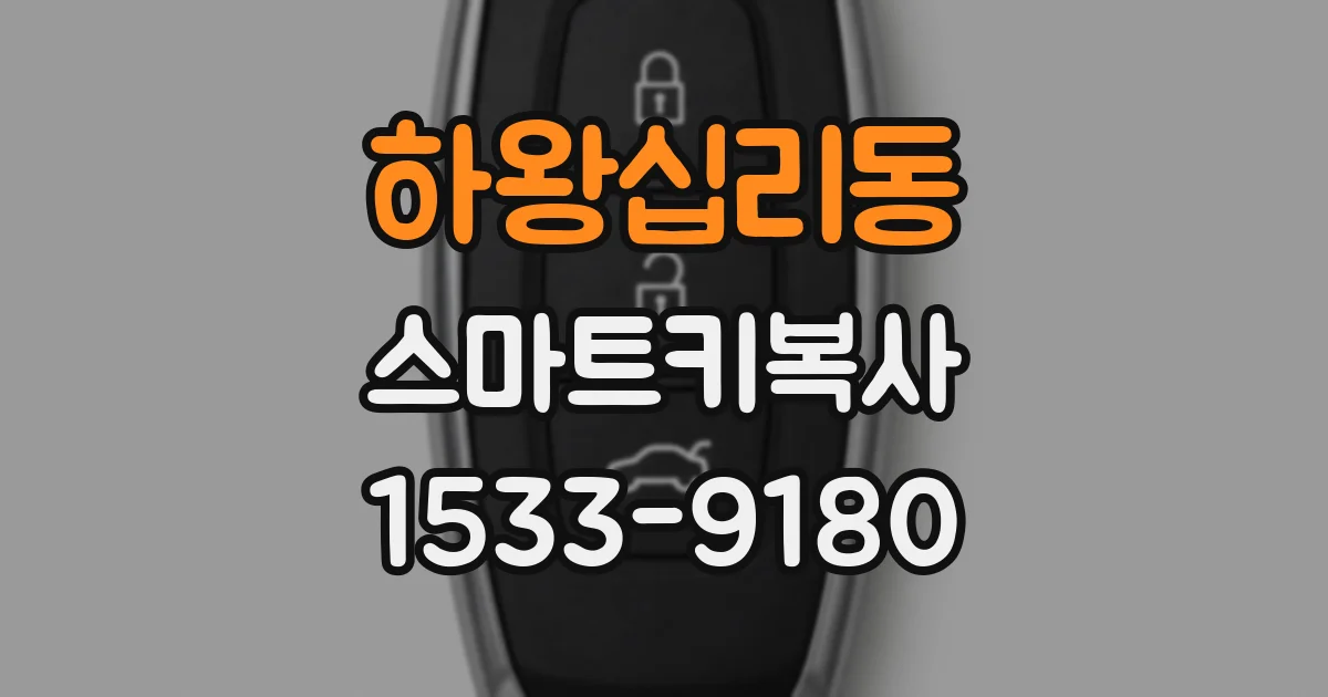 하왕십리동 스마트키복사