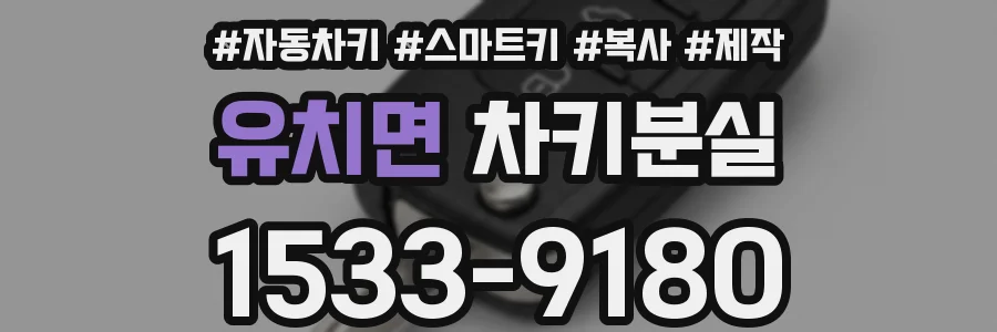 유치면 차키분실