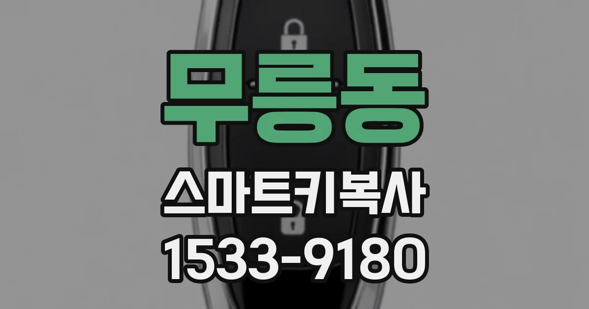 무릉동 스마트키복사