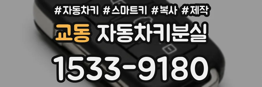 교동 자동차키분실