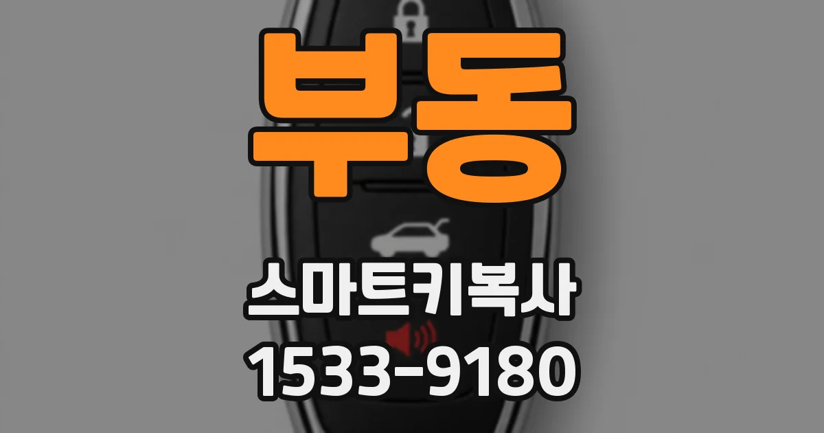 부동 스마트키복사