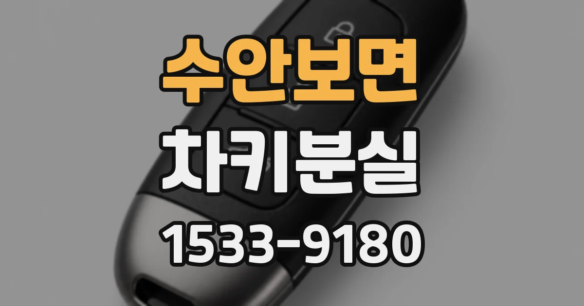 수안보면 차키분실