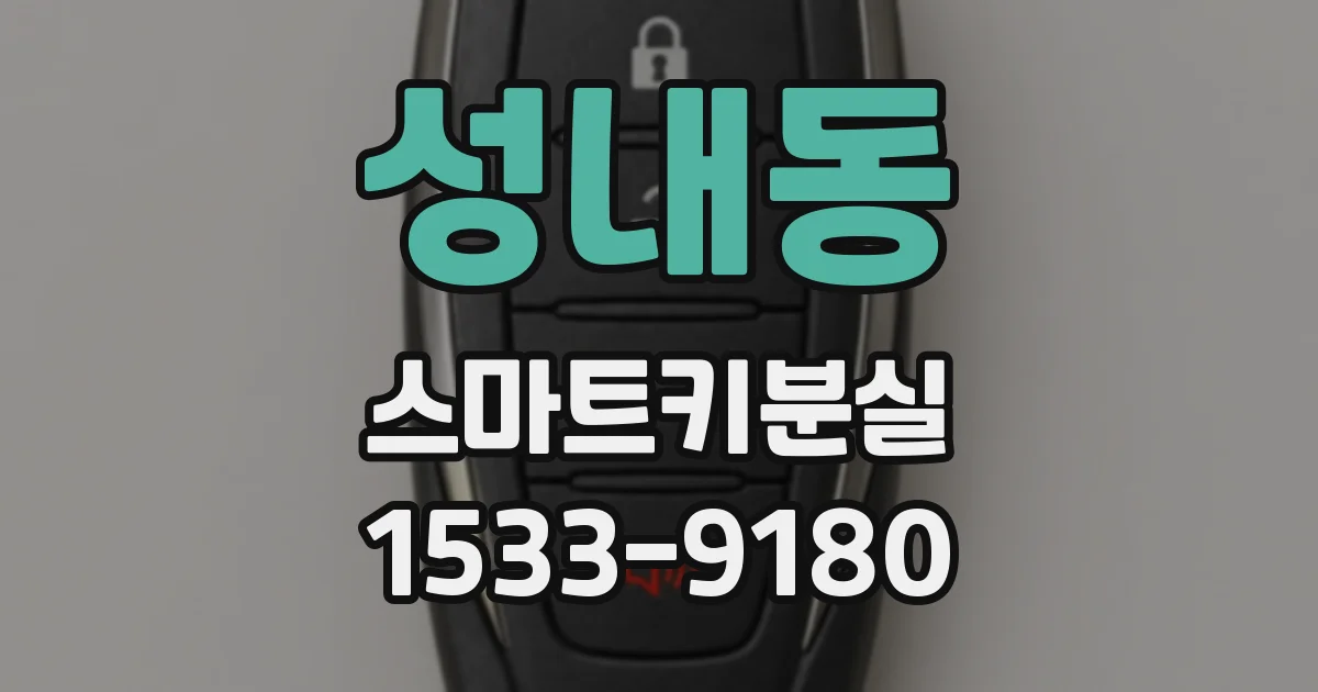 성내동 스마트키분실