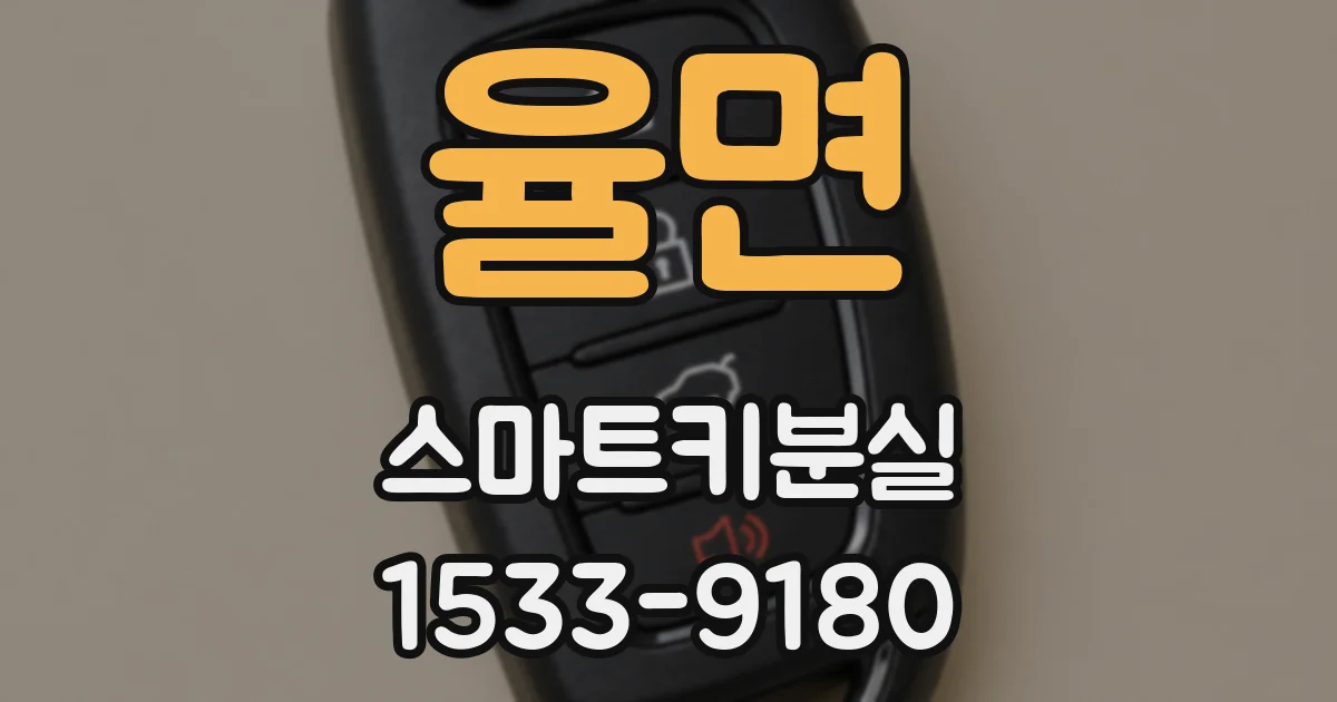 율면 스마트키분실