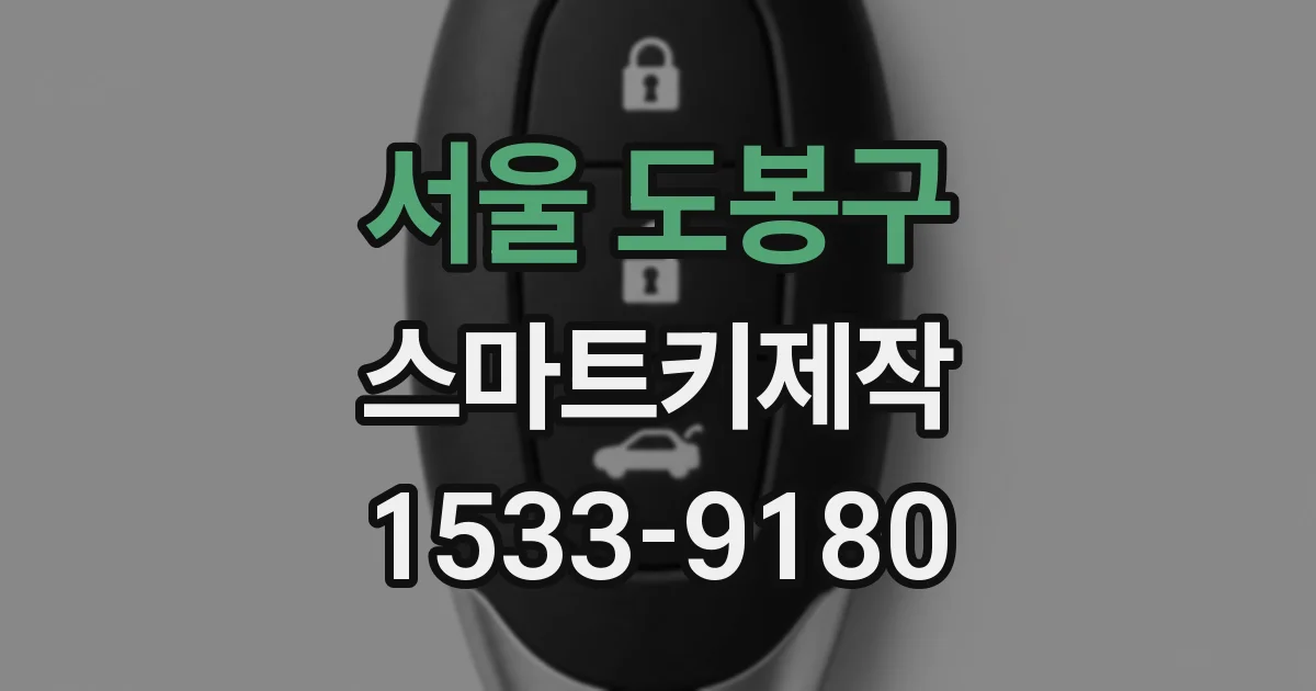 서울 도봉구 스마트키제작