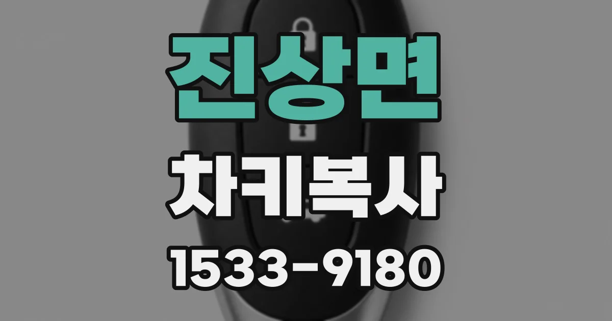 진상면 차키복사