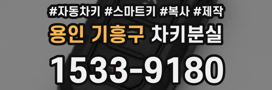 용인 기흥구 차키분실