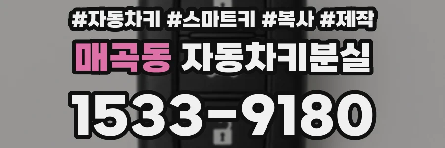 매곡동 자동차키분실