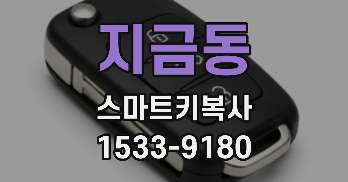 지금동 스마트키복사