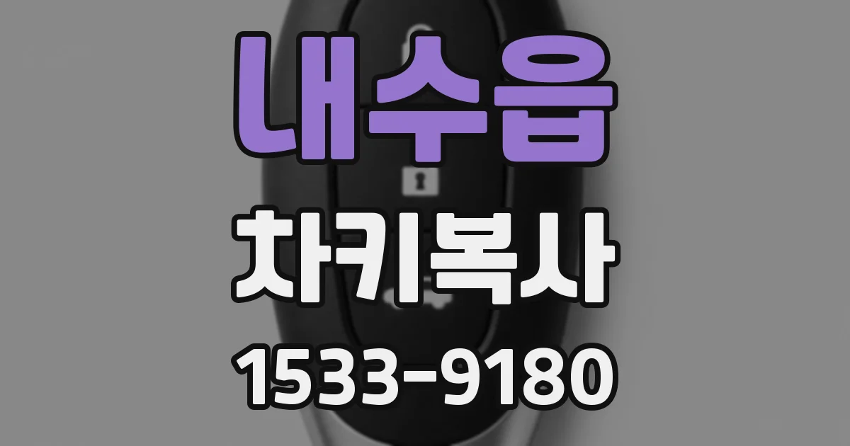 내수읍 차키복사