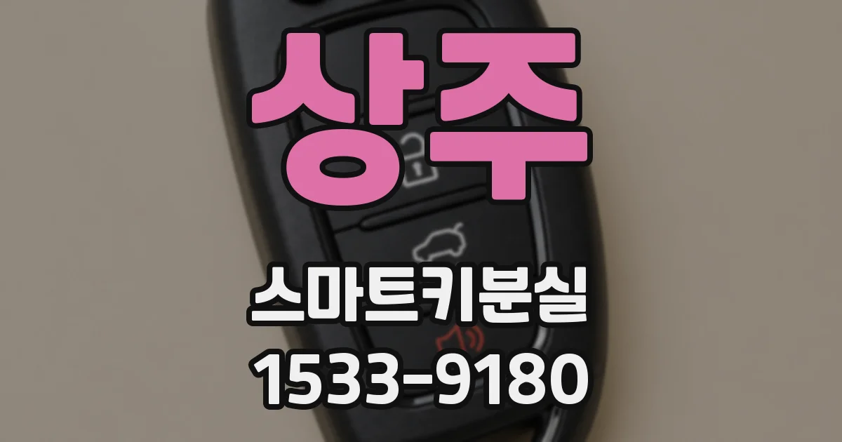 상주 스마트키분실
