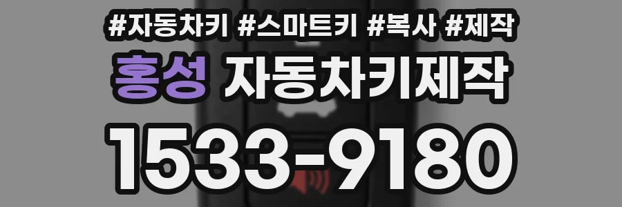 홍성 자동차키제작