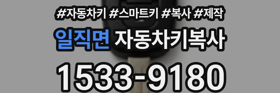 일직면 자동차키복사