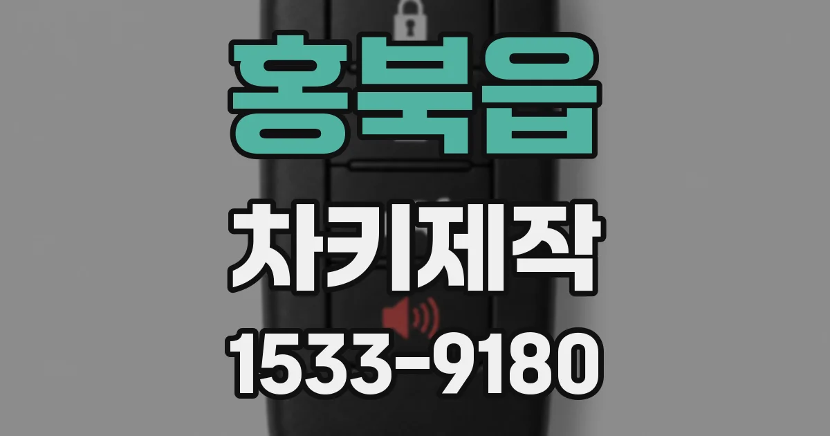 홍북읍 차키제작