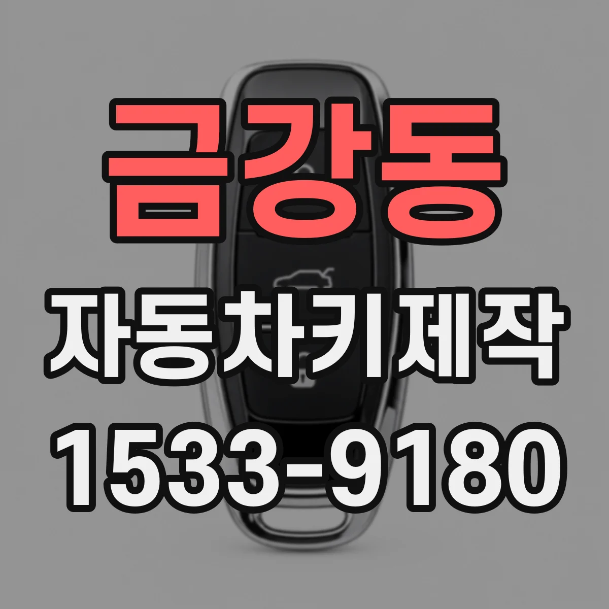 금강동 자동차키제작