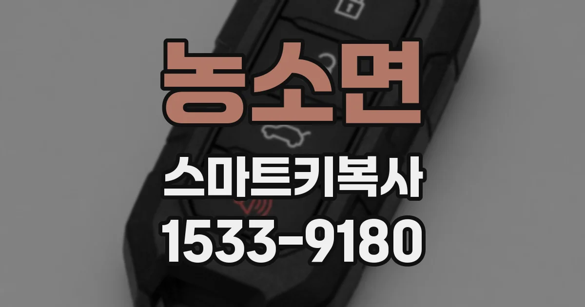 농소면 스마트키복사