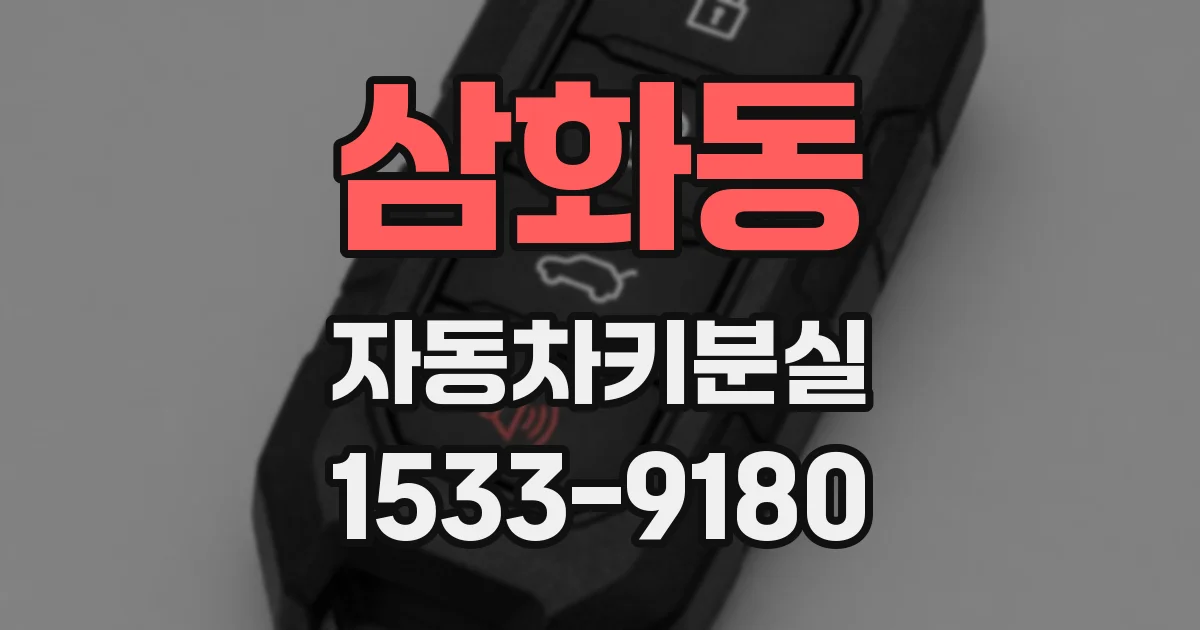 삼화동 자동차키분실