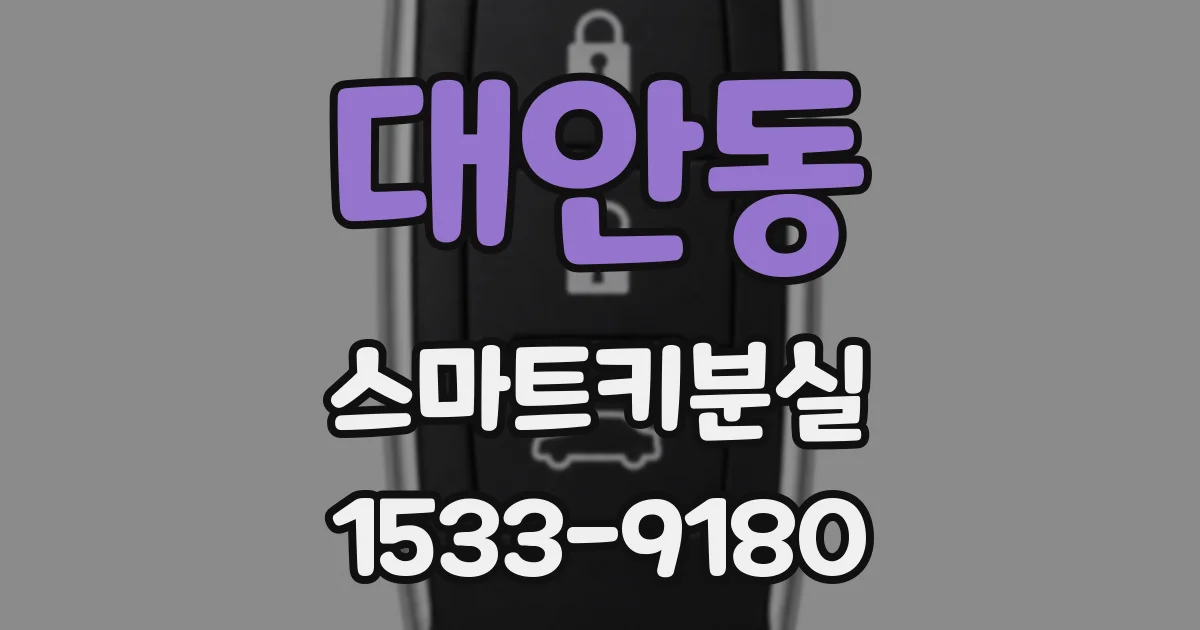 대안동 스마트키분실