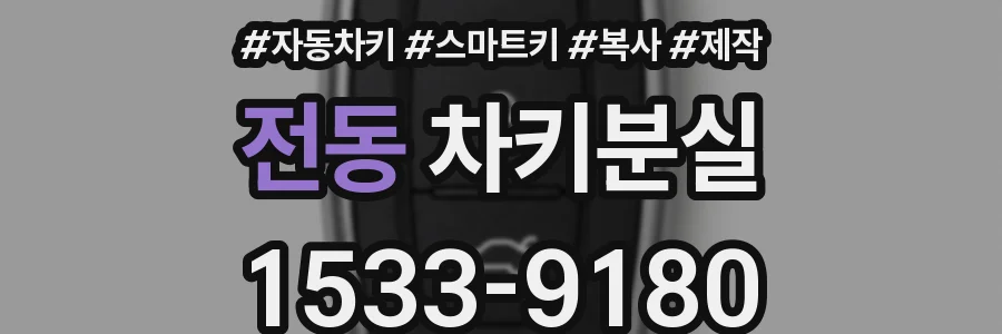 전동 차키분실