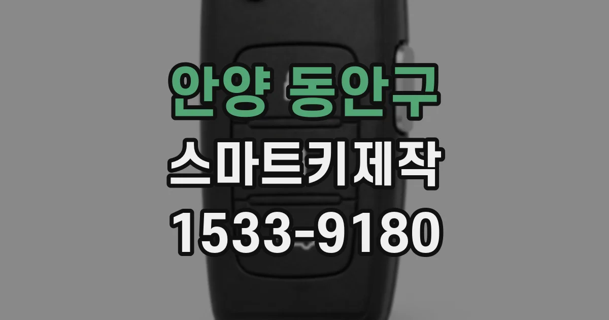 안양 동안구 스마트키제작