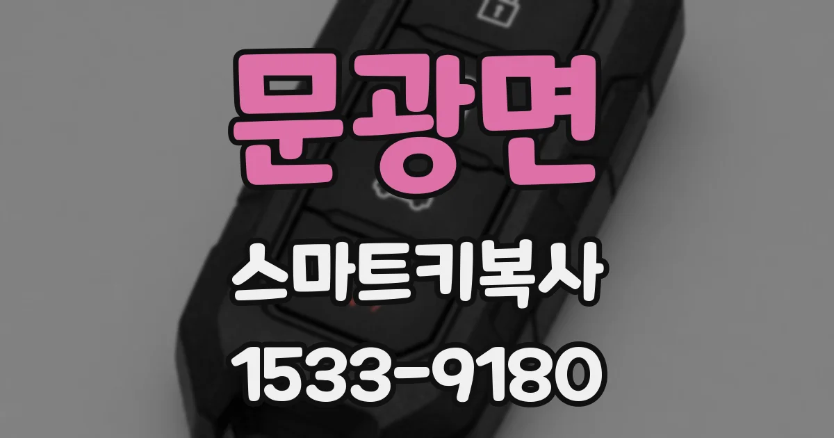 문광면 스마트키복사