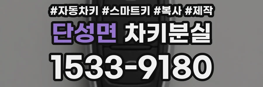단성면 차키분실