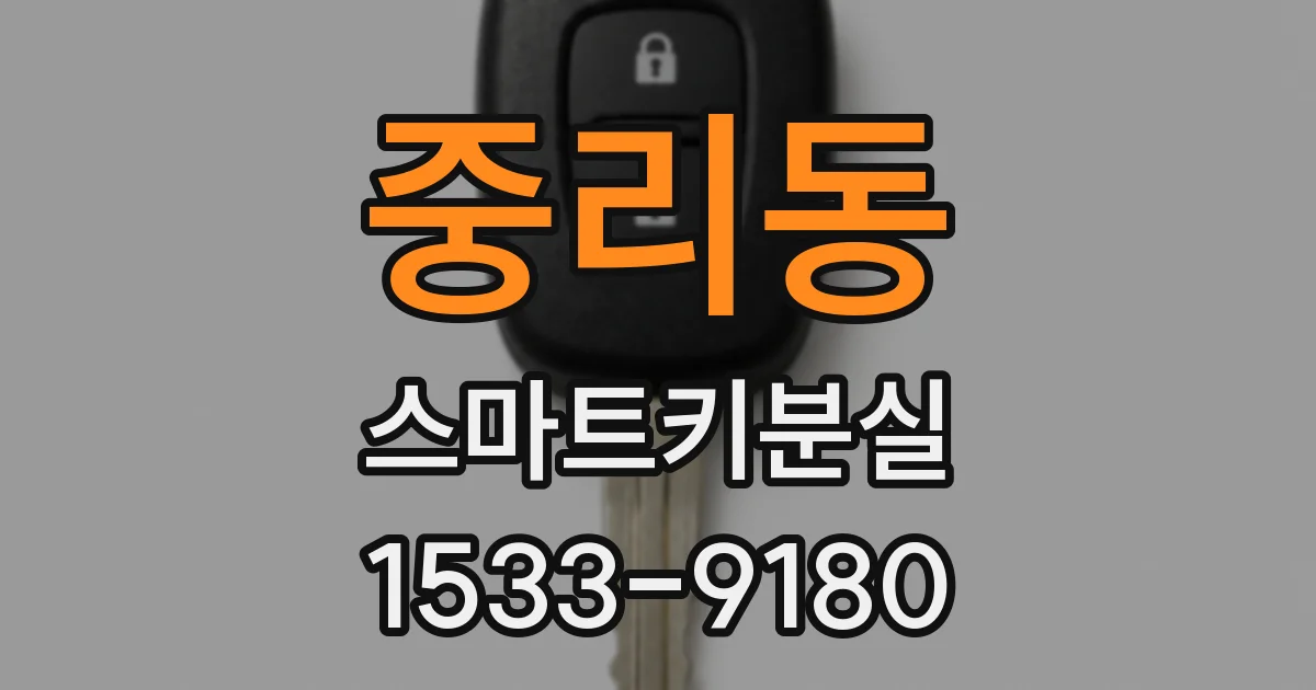 중리동 스마트키분실