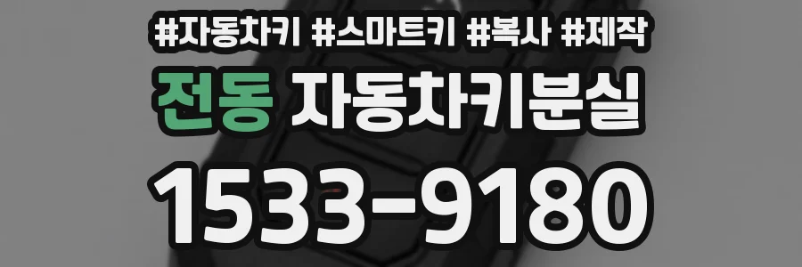 전동 자동차키분실