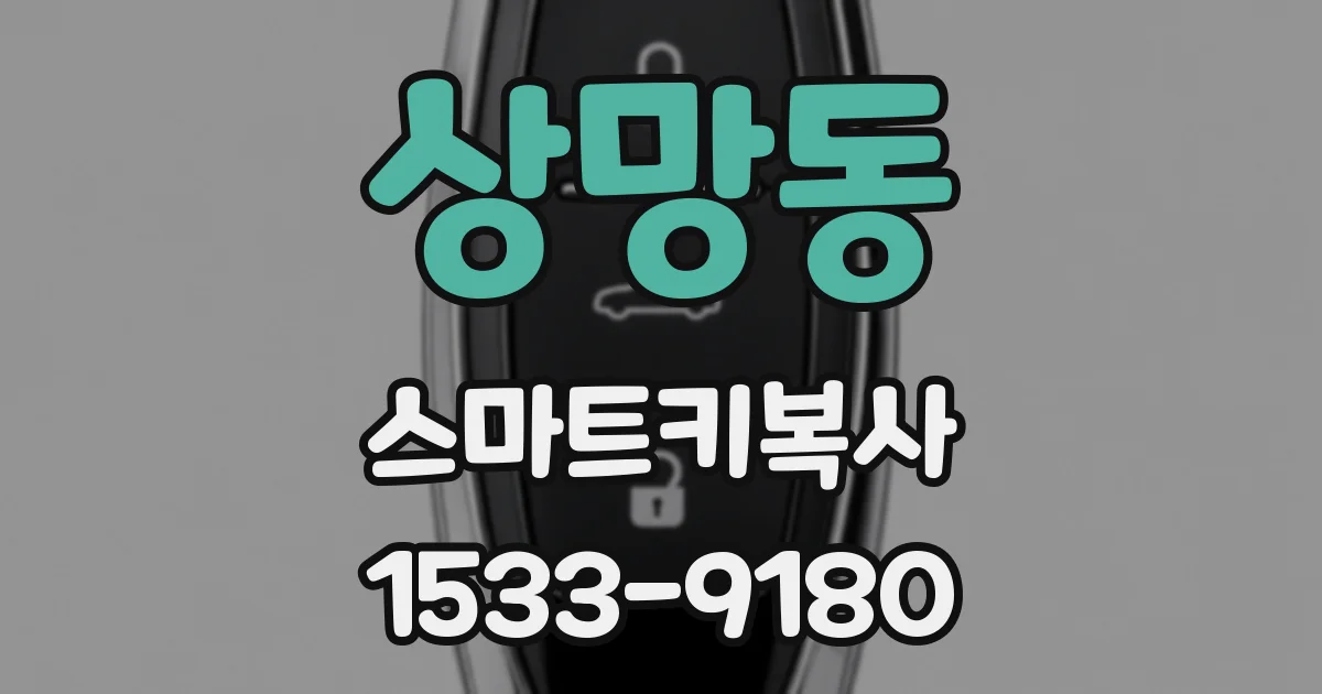 상망동 스마트키복사