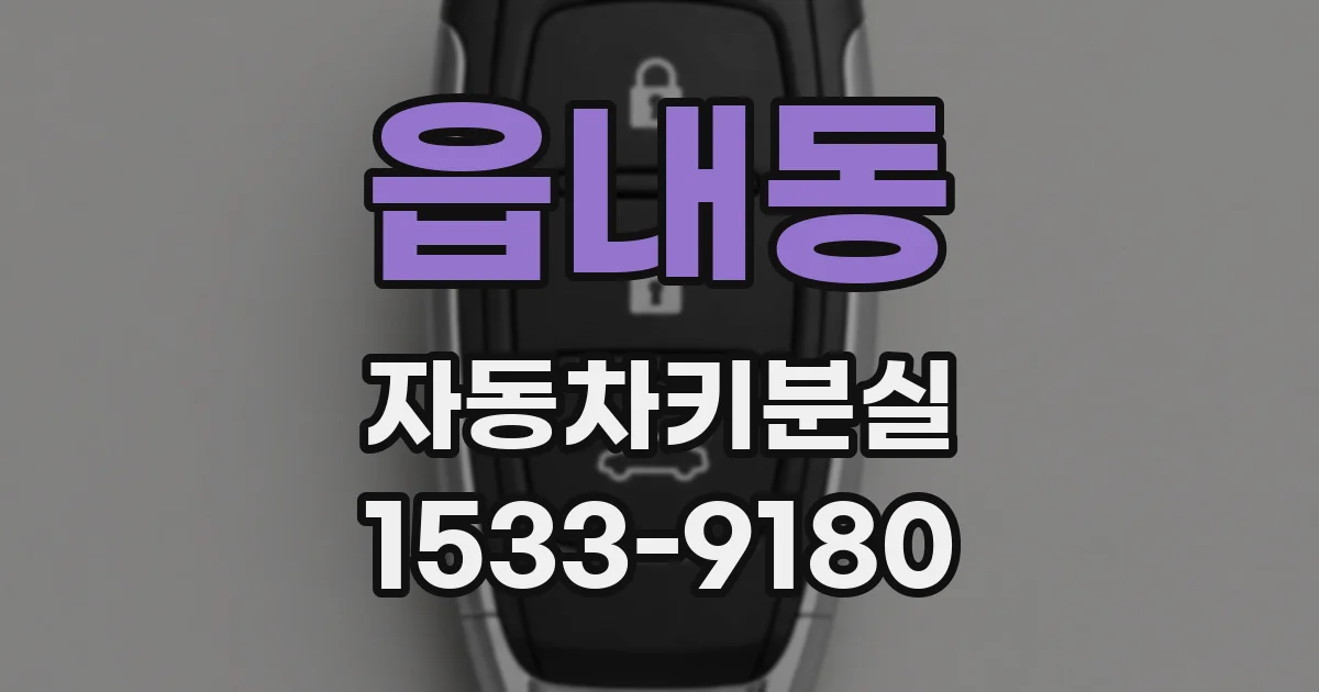 읍내동 자동차키분실
