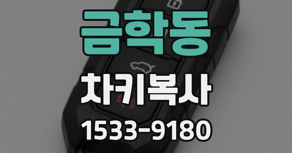 금학동 차키복사