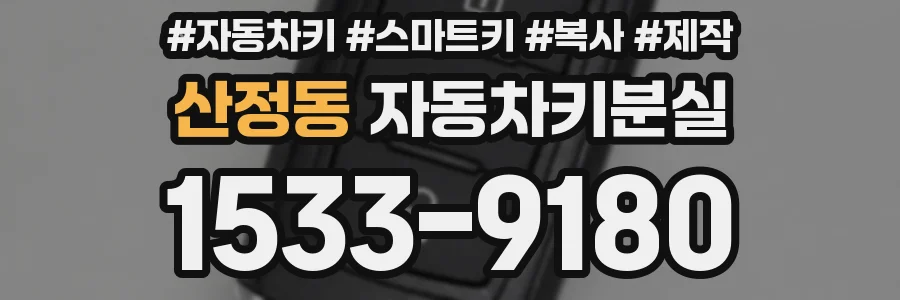 산정동 자동차키분실