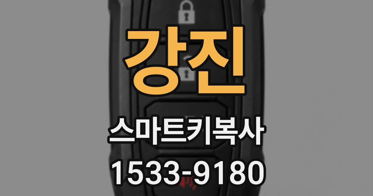 강진 스마트키복사