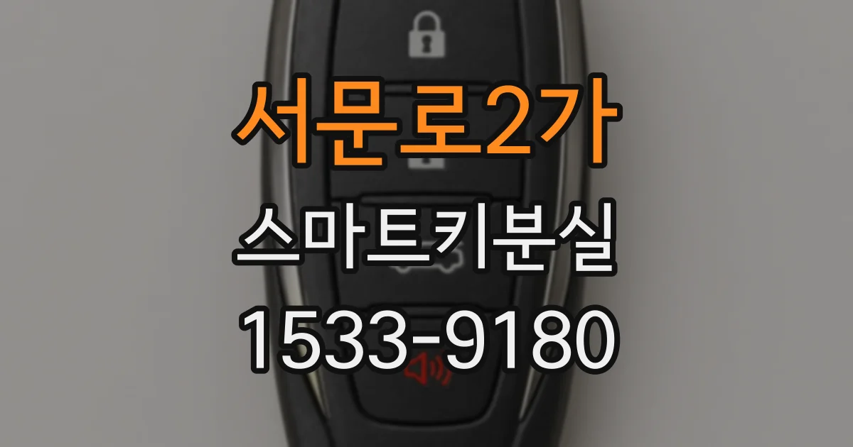 서문로2가 스마트키분실