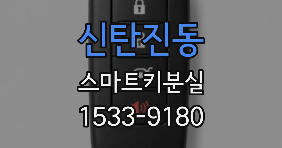 신탄진동 스마트키분실