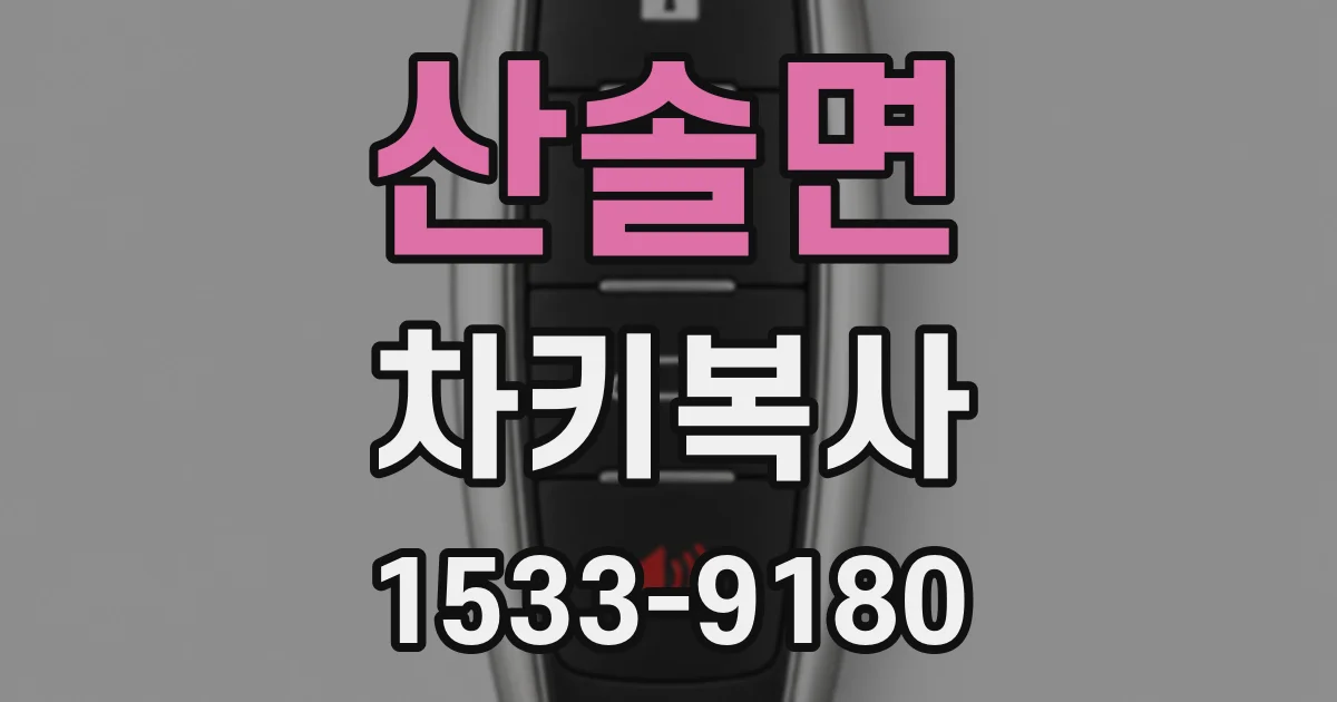산솔면 차키복사