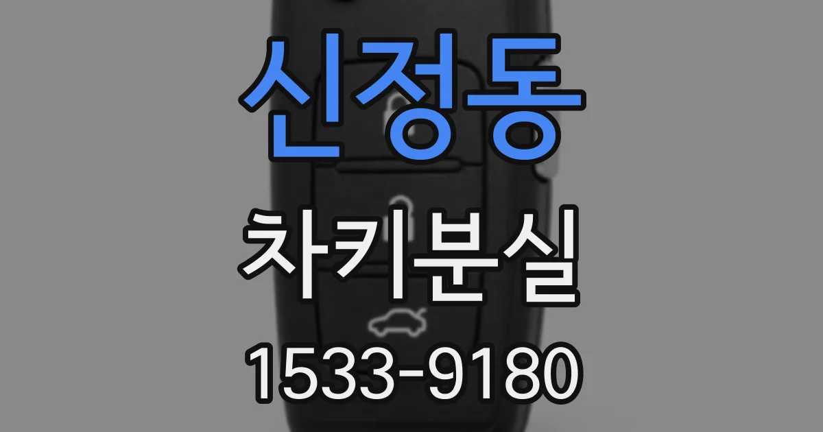 신정동 차키분실