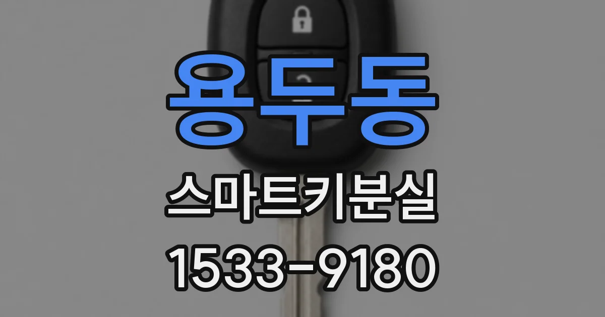 용두동 스마트키분실