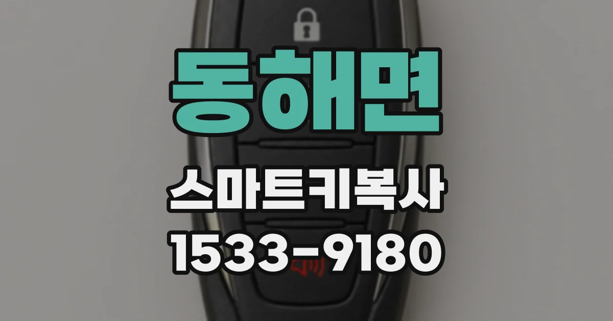 동해면 스마트키복사