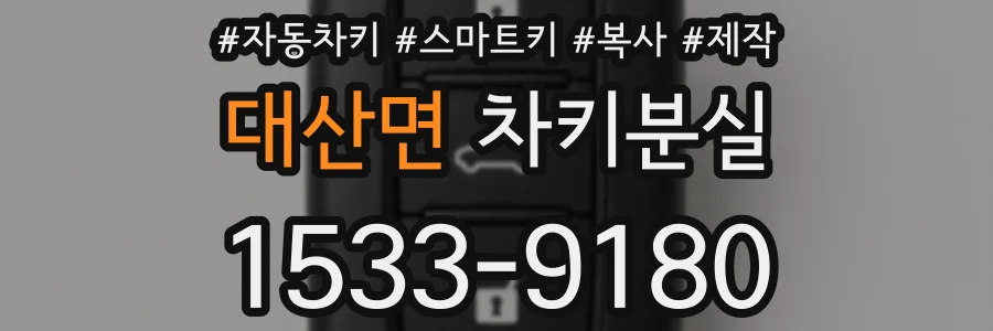 대산면 차키분실