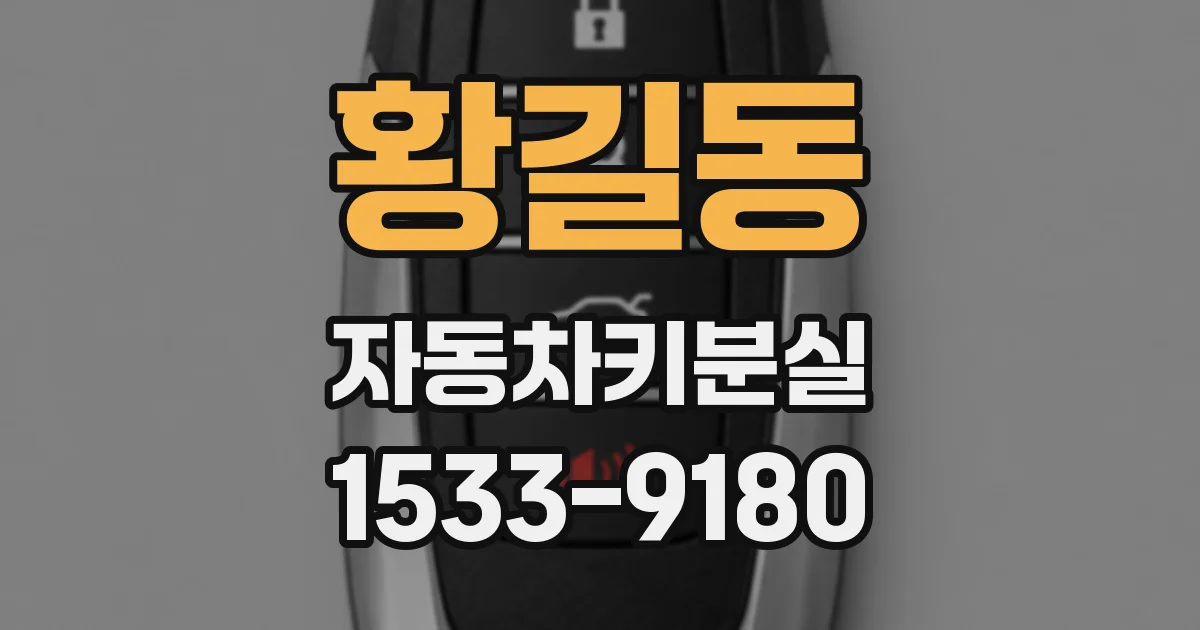 황길동 자동차키분실