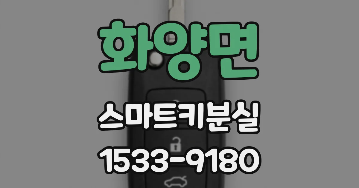 화양면 스마트키분실