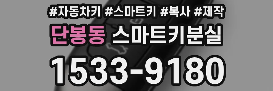 단봉동 스마트키분실