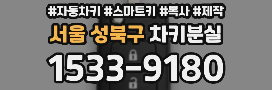 서울 성북구 차키분실