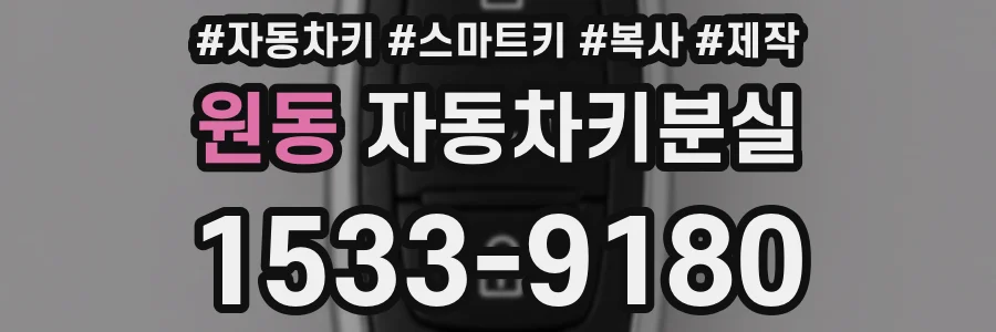 원동 자동차키분실